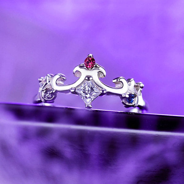 Bague diadème princesse