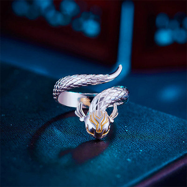 Bague Dragon Aqua