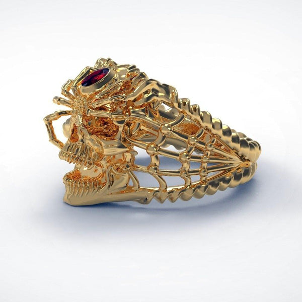 Bague dragon araignée