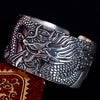 Bague dragon argent