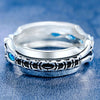 Bague Dragon Azur (Argent)