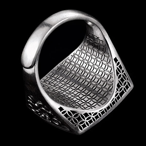 Bague dragon chevalière vintage