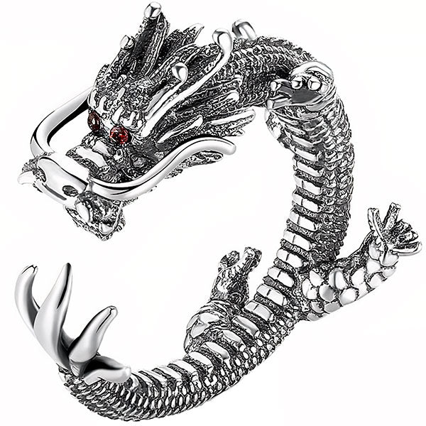 Bague dragon conquérant