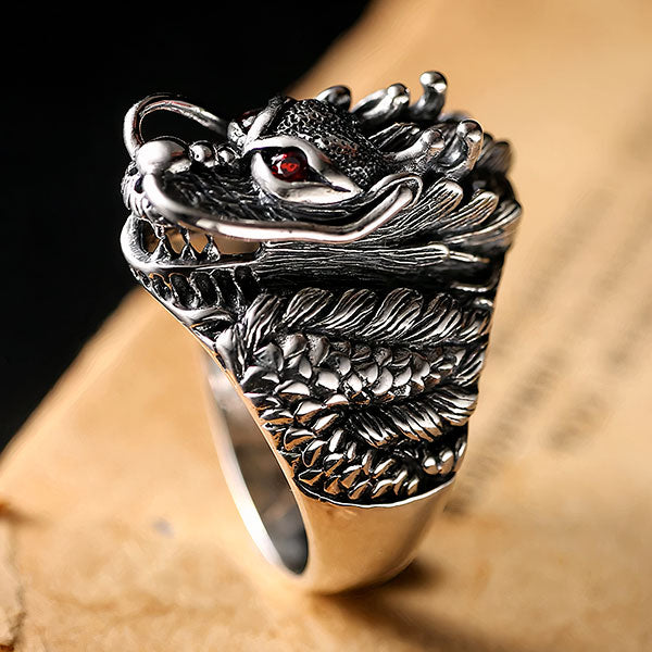 Bague dragon divin