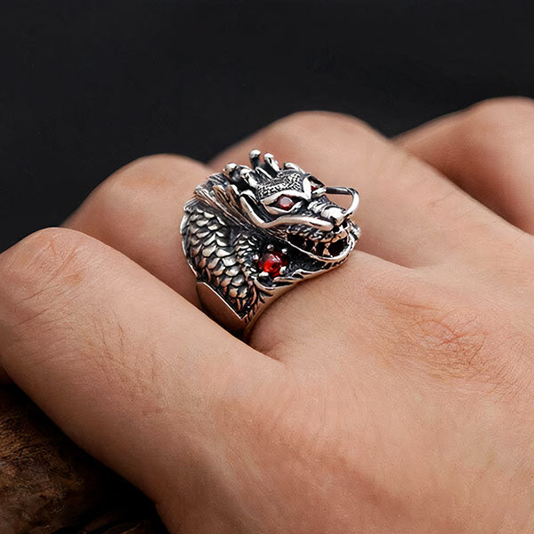 Bague dragon divin