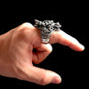 Bague dragon eau