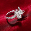 Bague dragon femme argent