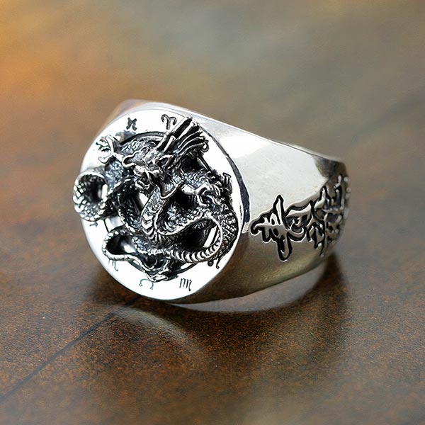 Bague dragon Feng Shui