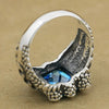 Bague Dragon Griffe Argenté (Argent)