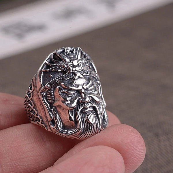 Bague dragon guan yu
