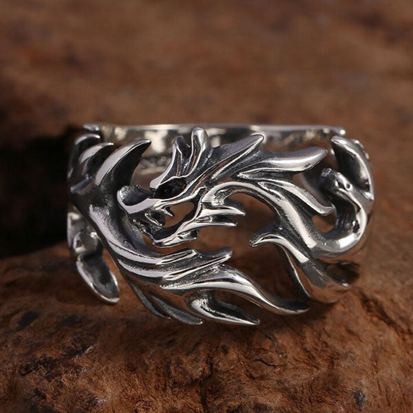 Bague dragon hollow