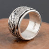 Bague dragon homme argent
