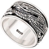 Bague dragon homme argent
