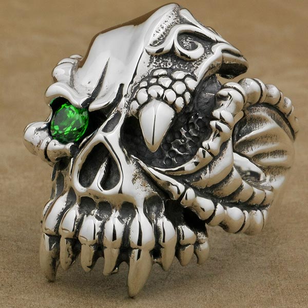 Bague dragon kryptonite