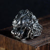 Bague dragon lion