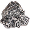 Bague dragon lion