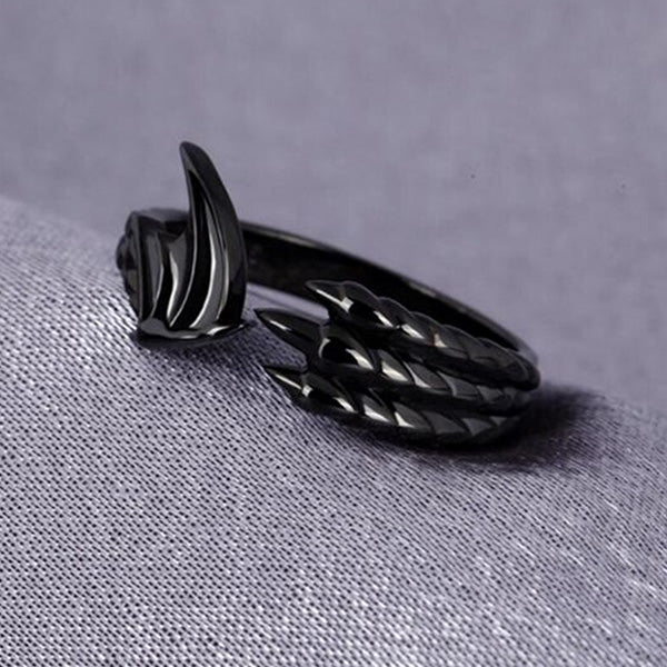 Bague Dragon Noir