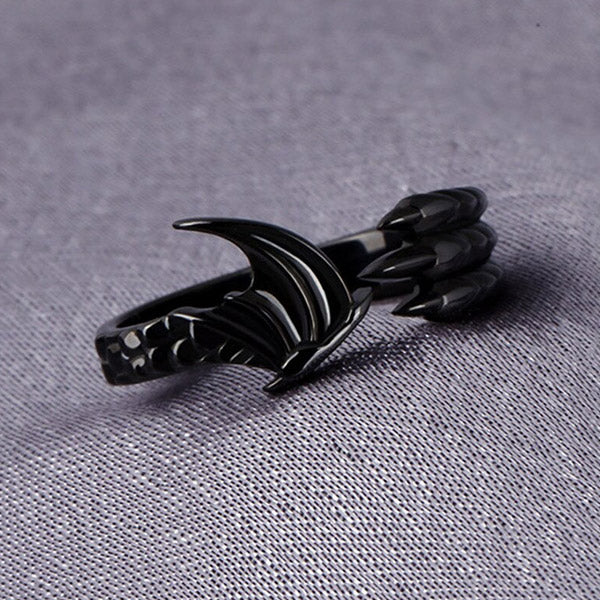 Bague Dragon Noir