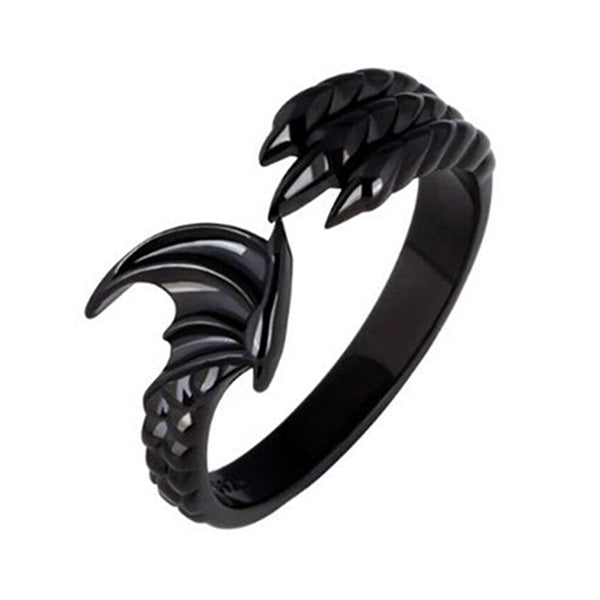 Bague Dragon Noir