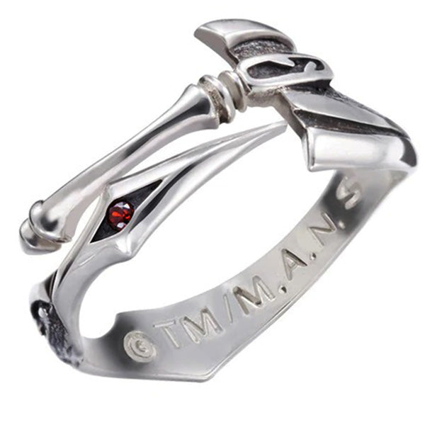 Bague Dragon Oeil Rouge