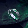 Bague Dragon Oeil Vert
