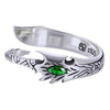Bague Dragon Oeil Vert