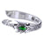 Bague Dragon Oeil Vert