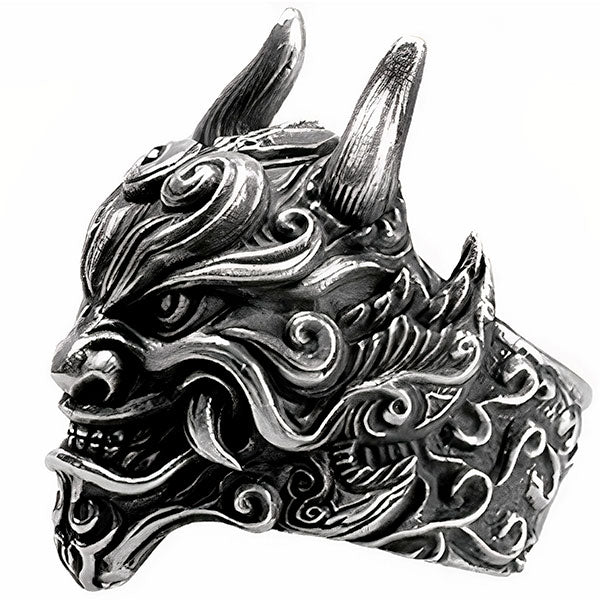 Bague dragon Oni