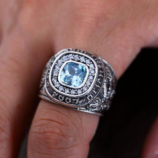 Bague dragon pierre précieuse