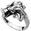 Bague dragon porte-bonheur