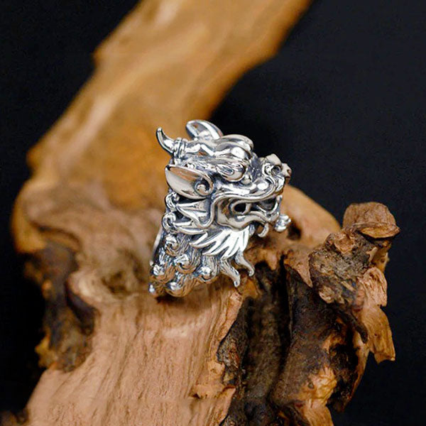 Bague dragon pyromane