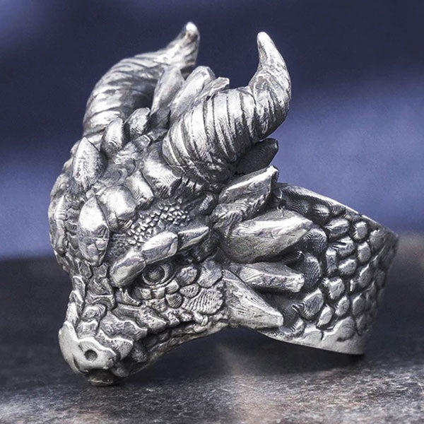 Bague dragon réaliste