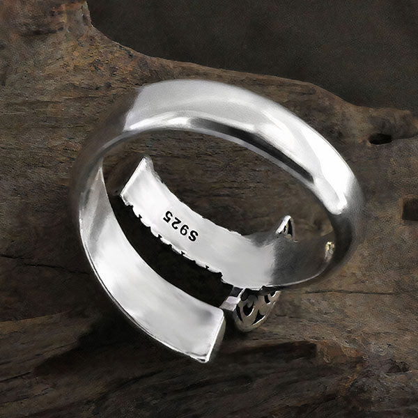 Bague Dragon Samouraï (Argent)