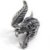 Bague dragon spirale