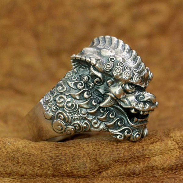 Bague dragon tigre