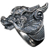 Bague dragon tridimensionnel