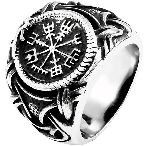 Bague Dragon Viking (Acier)