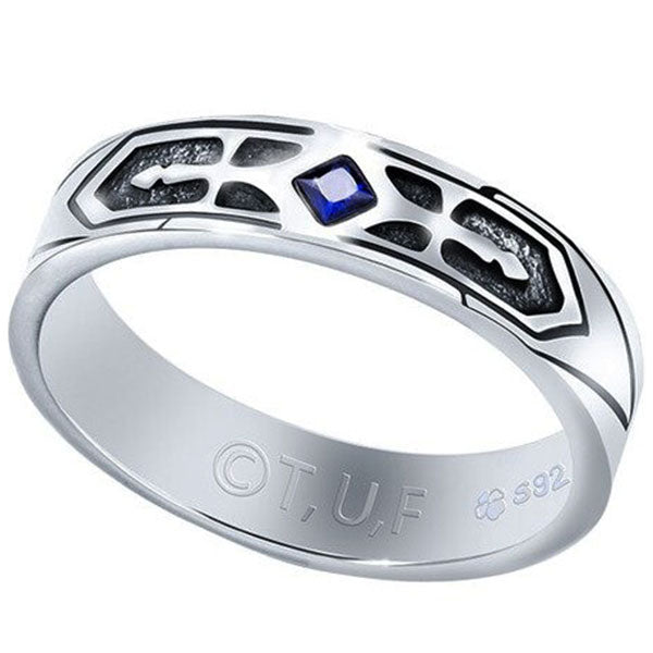 Bague Écriture Argent