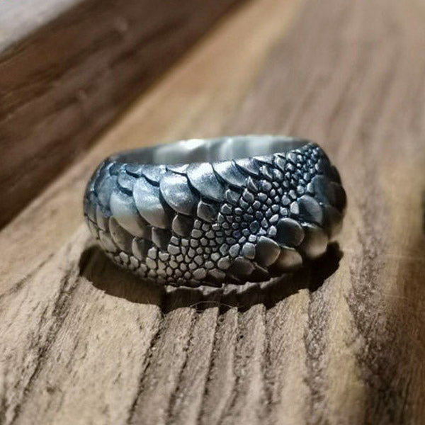 Bague En Peau De Dragon