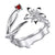Bague Fleur Argent Femme