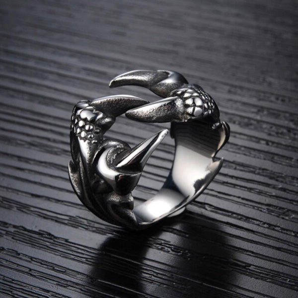 Bague Dragon Griffe Destructrice (Acier)
