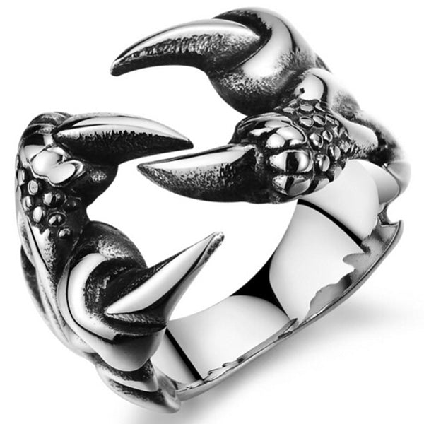 Bague Dragon Griffe Destructrice (Acier)