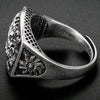 Bague homme argent dragon