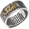 Bague homme dragon argent