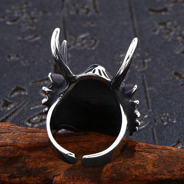 Bague Dragon Japonais (Acier)
