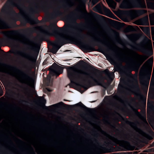 Bague Dragon Masque Vénitien (Argent)