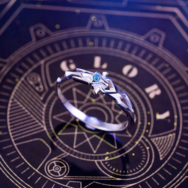 Bague Oeil De Dragon Bleu