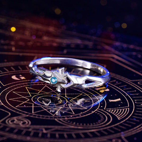 Bague Oeil De Dragon Bleu