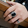 Bague onyx dragon