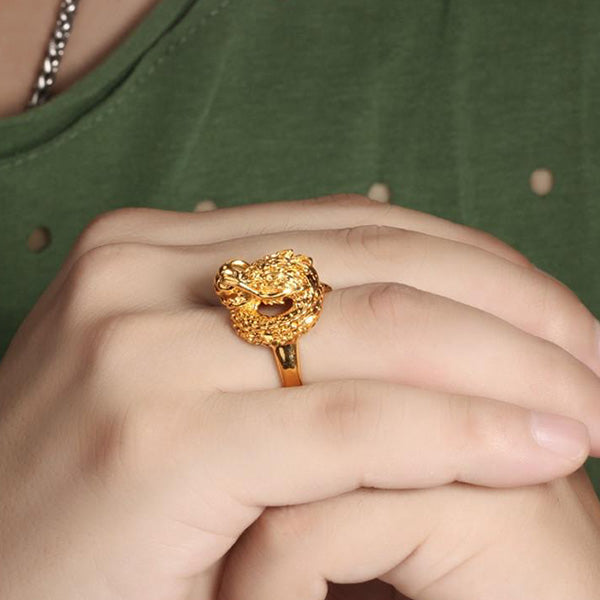 Bague Or Dragon